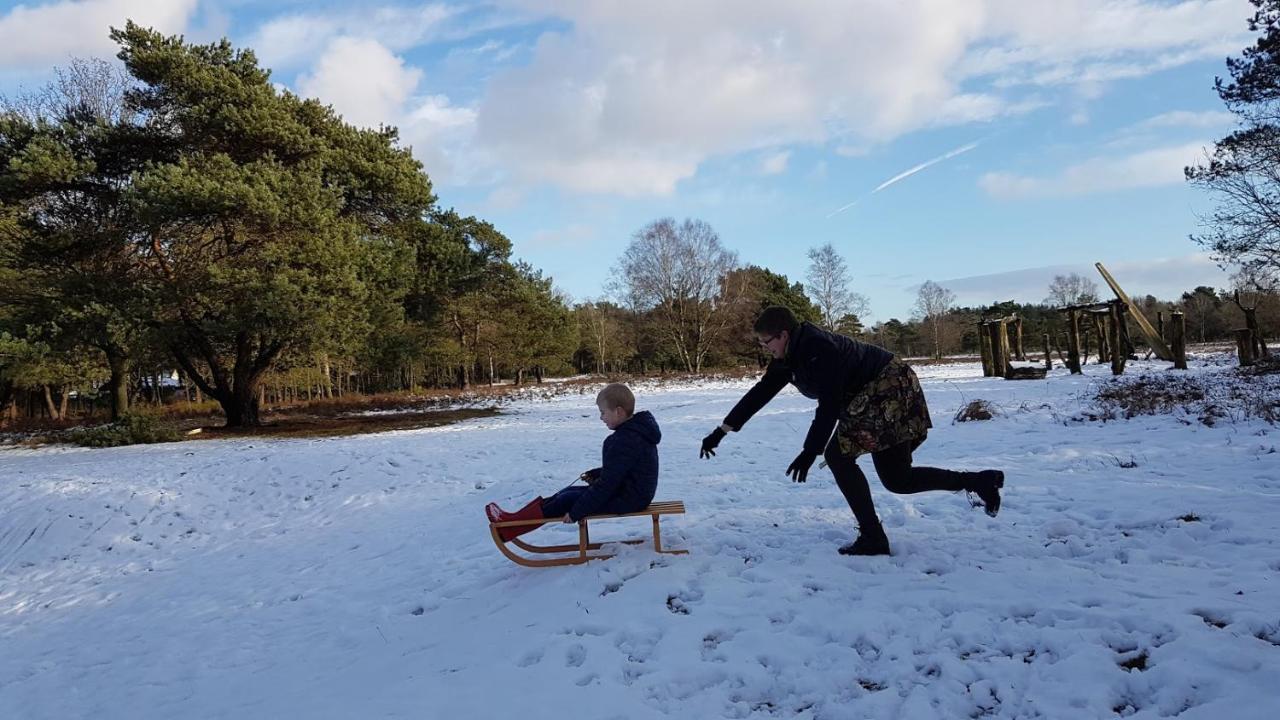 Chalet Op De Veluwe # Berk Putten Zewnętrze zdjęcie